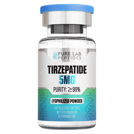 Buy Tirzepatide 5mg, a peptide for sale that promotes weight loss, with 99% purity.