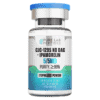Pure Lab Peptides CJC-1295 No DAC + Ipamorelin 5 mg vial with blue cap, lyophilized powder, research use only