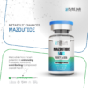 Pure Lab Peptides Mazdutide 5 mg vial, blue cap, lyophilized powder, research use only
