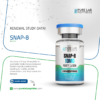 Pure Lab Peptides SNAP-8 10 mg lyophilized powder vial with blue cap, research use only