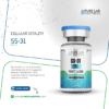 Pure Lab Peptides SS-31 10 mg lyophilized powder vial with blue cap, research use only