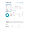 Pure Lab Peptides Cerebrolysin certificate of analysis with product information and analytical test results, research use only