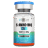 Pure Lab Peptides 5-Amino-1MQ 10 mg lyophilized powder vial with blue cap, research use only