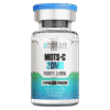 Pure Lab Peptides MOTS-C 20 mg lyophilized powder vial, clear glass with blue cap, research use only