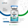 Pure Lab Peptides PE-22-28 10 mg vial with blue cap, lyophilized powder for research use only