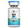 Pure Lab Peptides SS-31 30 mg lyophilized powder vial, clear glass with blue cap, research use only