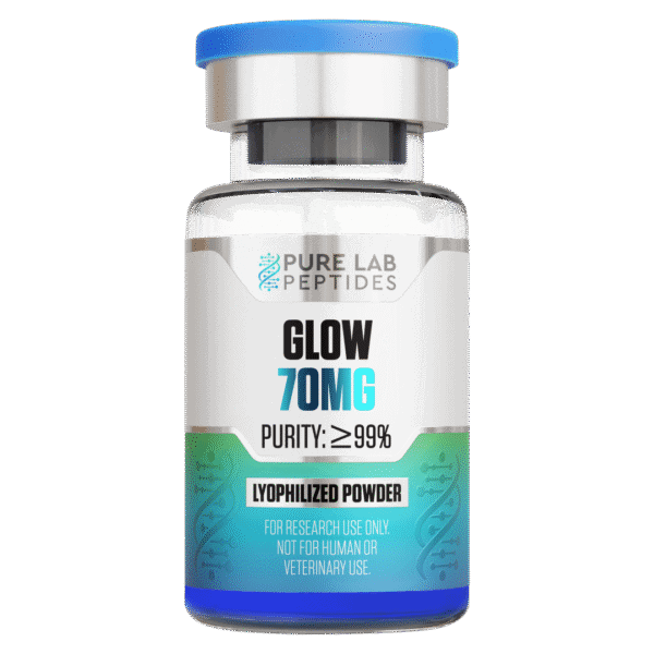 Glow (GHK-Cu 50mg + TB-500 10mg + BPC-157 10mg) 70mg Blend