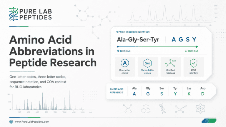 Amino Acid Abbreviations in Peptide Research