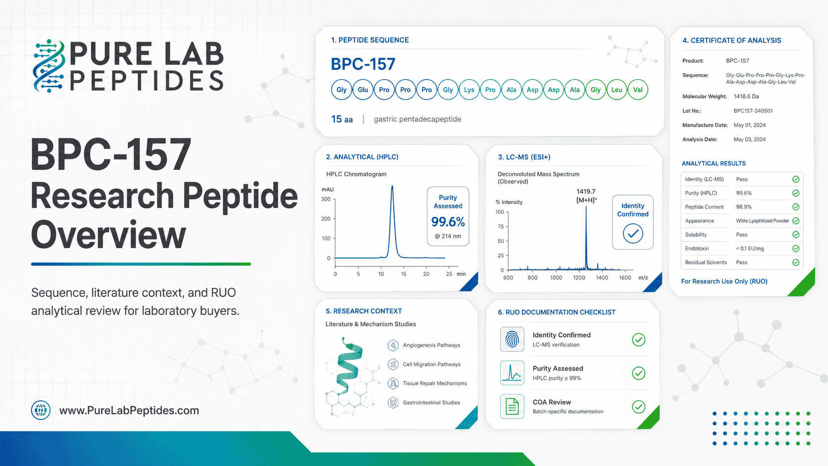 BPC-157 Research Peptide Overview and RUO Guide