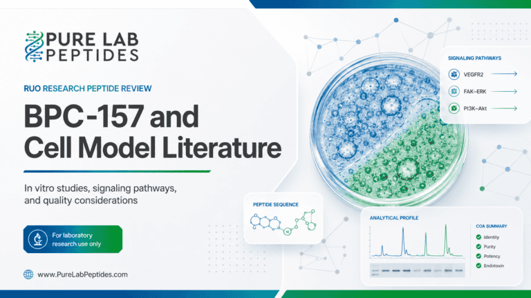 BPC-157 and Cell Model Literature | RUO Research Peptide Review