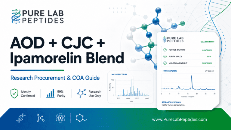 Buy AOD+CJC+Ipamorelin Blend Online | RUO COA Guide