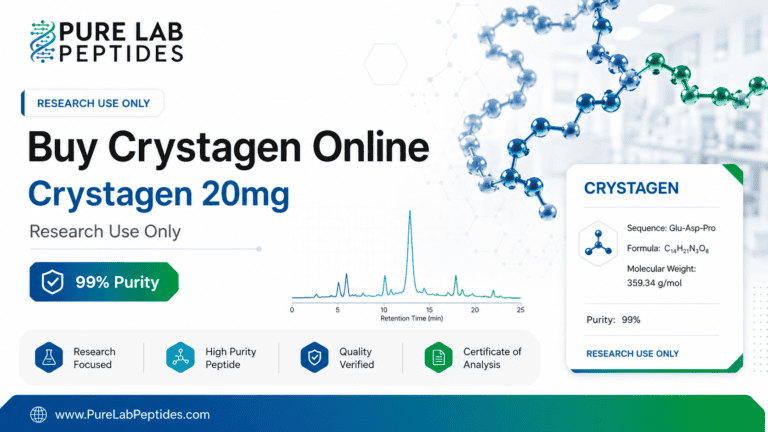 Buy Crystagen Online for Research | COA Guide