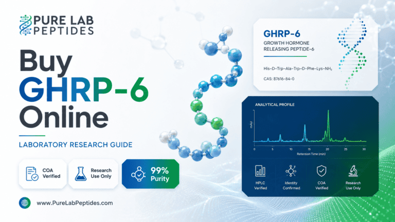 Buy GHRP-6 Online for Laboratory Research | COA Guide