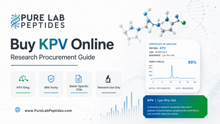 Buy KPV Online for Research | COA Guide