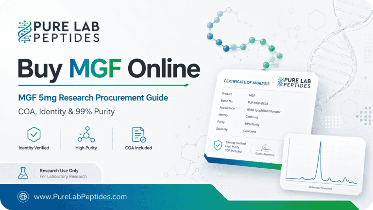 Buy MGF Online for Laboratory Research | COA Guide