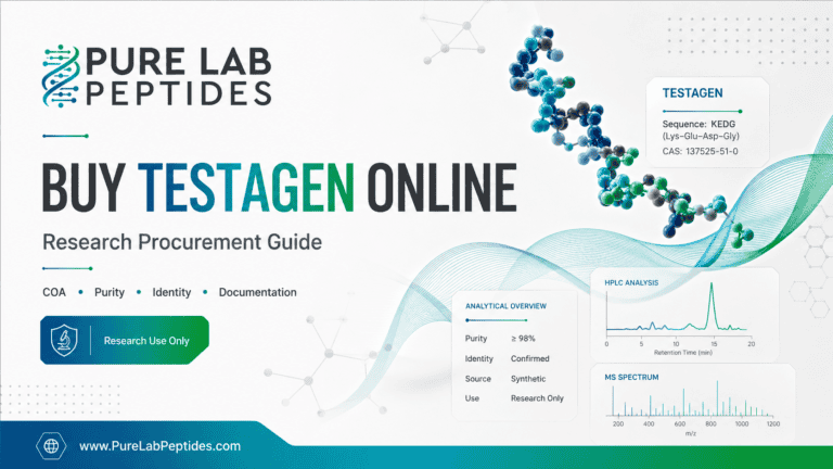 Buy Testagen Online for Research | COA Review Guide