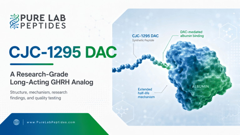 CJC-1295 DAC: A Research-Grade Long-Acting GHRH Analog