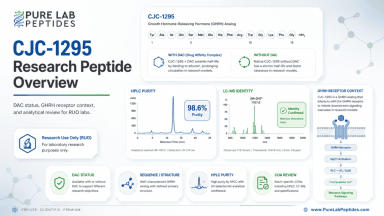CJC-1295 Research Peptide Overview for RUO Labs
