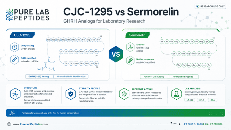CJC-1295 vs Sermorelin: GHRH Analogs for Laboratory Research