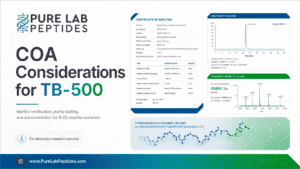 COA Considerations for TB-500 | Pure Lab Peptides