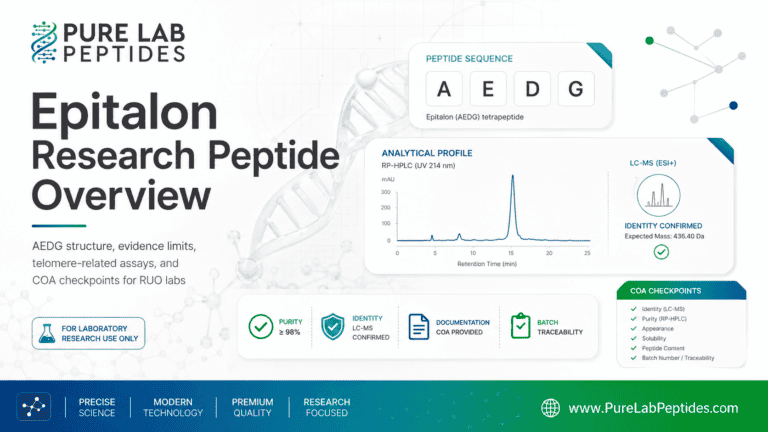 Epitalon Research Peptide Overview for RUO Labs