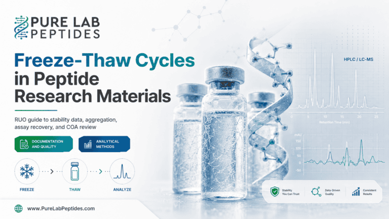 Freeze-Thaw Cycles in Peptide Research Materials