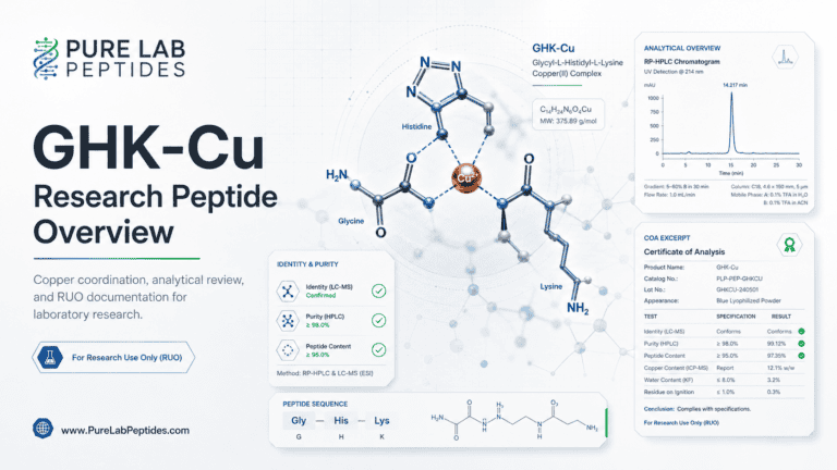 GHK-Cu Research Peptide Overview for Labs