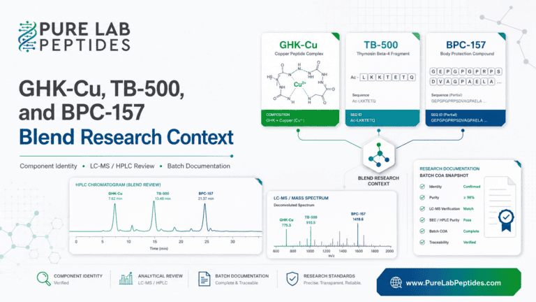 GHK-Cu, TB-500, and BPC-157 Blend Research Context