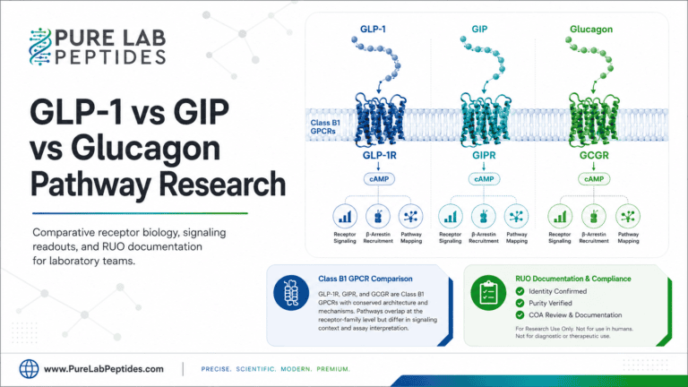 GLP-1 vs GIP vs Glucagon Pathway Research Guide