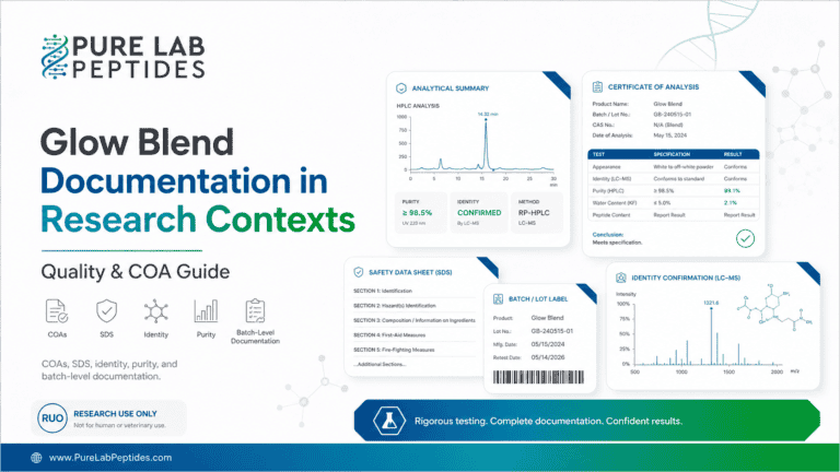 Glow Blend Documentation in Research Contexts – Quality & COA Guide