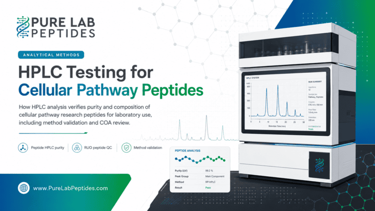 HPLC Testing for Cellular Pathway Peptides