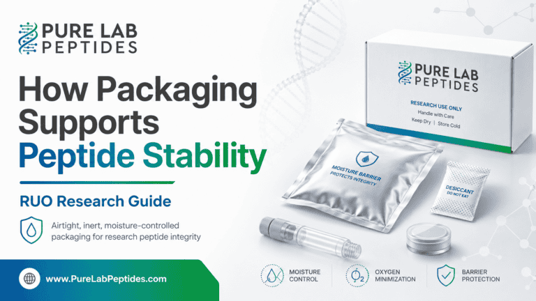 How Packaging Supports Peptide Stability – RUO Research Guide