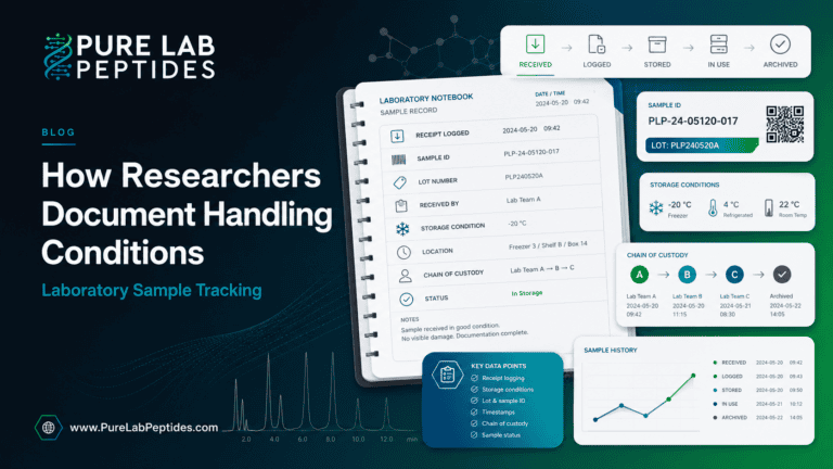 How Researchers Document Handling Conditions (Laboratory Sample Tracking)