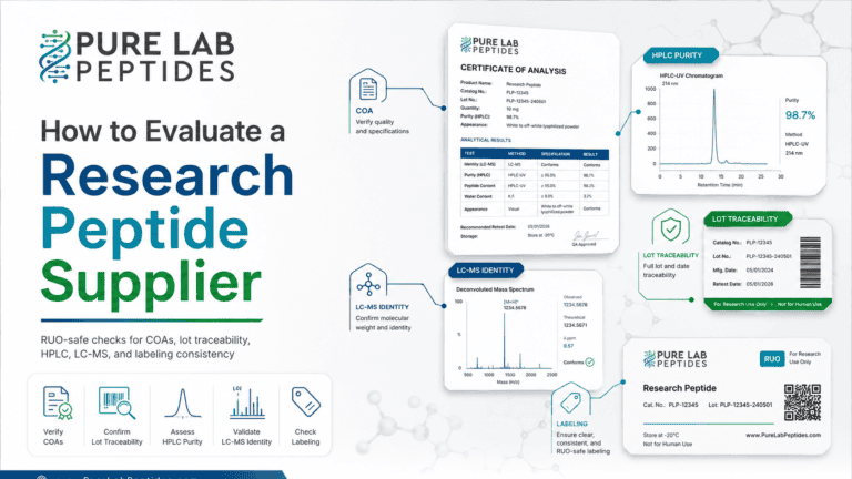 How to Evaluate a Research Peptide Supplier