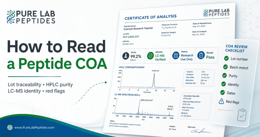 How to Read a Peptide Certificate of Analysis