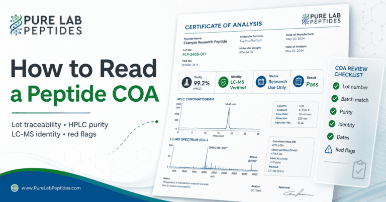 How to Read a Peptide Certificate of Analysis