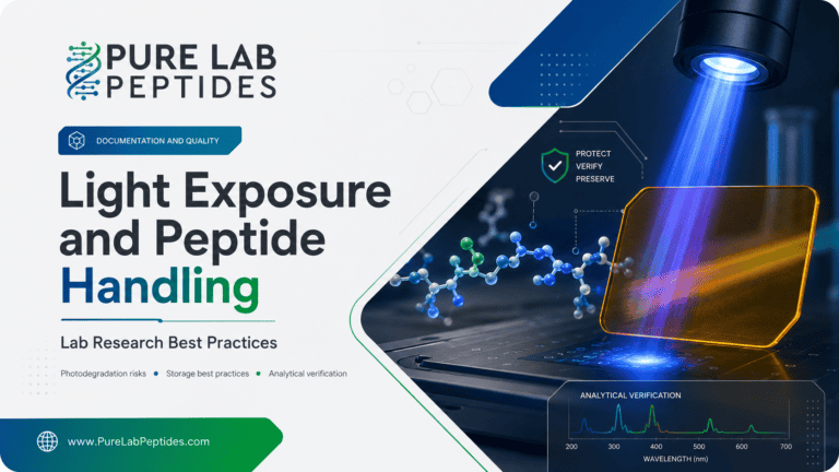 Light Exposure and Peptide Handling: Lab Research Best Practices