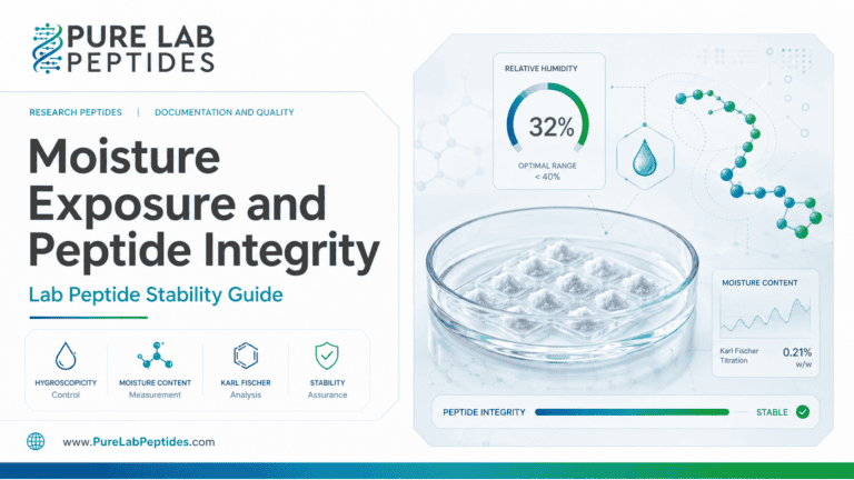 Moisture Exposure and Peptide Integrity – Lab Peptide Stability Guide