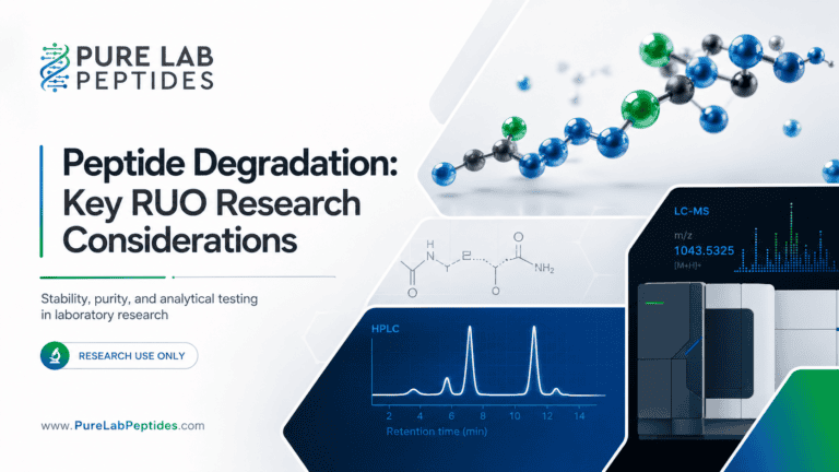 Peptide Degradation: Key RUO Research Considerations
