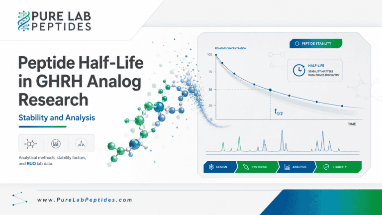 Peptide Half-Life in GHRH Analog Research – Stability and Analysis