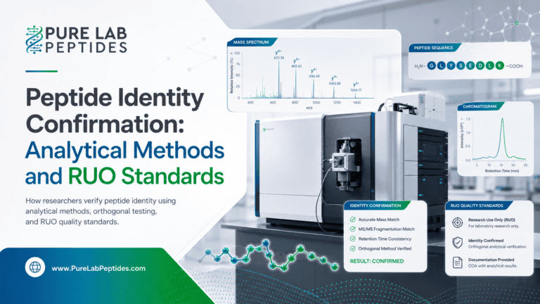 Peptide Identity Confirmation: Analytical Methods and RUO Standards