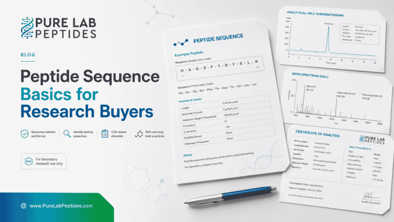 Peptide Sequence Basics for Research Buyers
