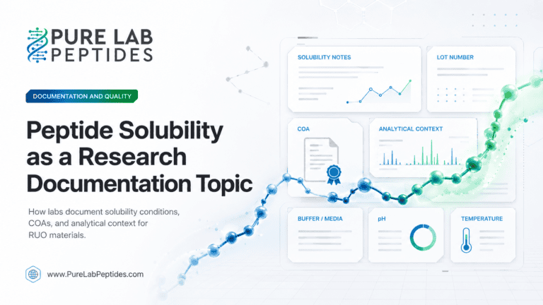 Peptide Solubility as a Research Documentation Topic