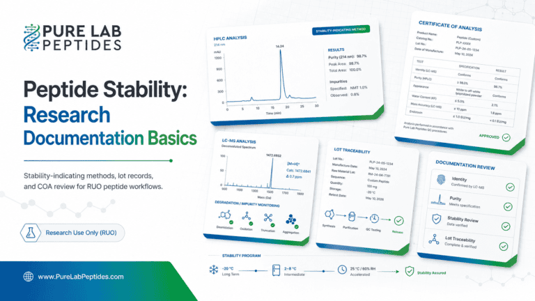 Peptide Stability: Research Documentation Basics