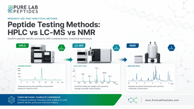 Peptide Testing Methods: HPLC vs LC-MS vs NMR