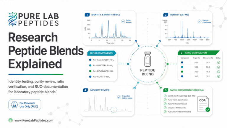 Research Peptide Blends Explained for RUO Labs