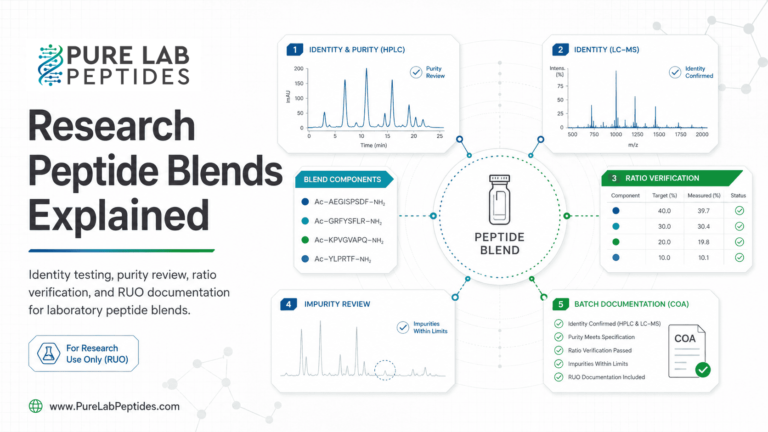 Peptide Blends: Composition, Testing and Research Design