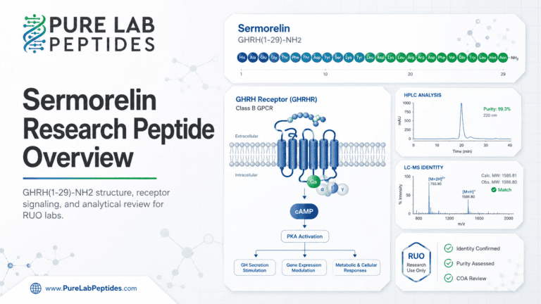 Sermorelin Research Peptide Overview for RUO Labs
