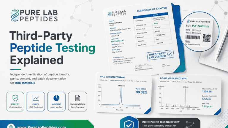 Third-Party Peptide Testing Explained for Labs