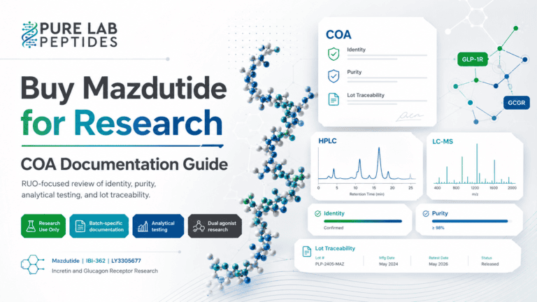 Buy Mazdutide Peptide for Research